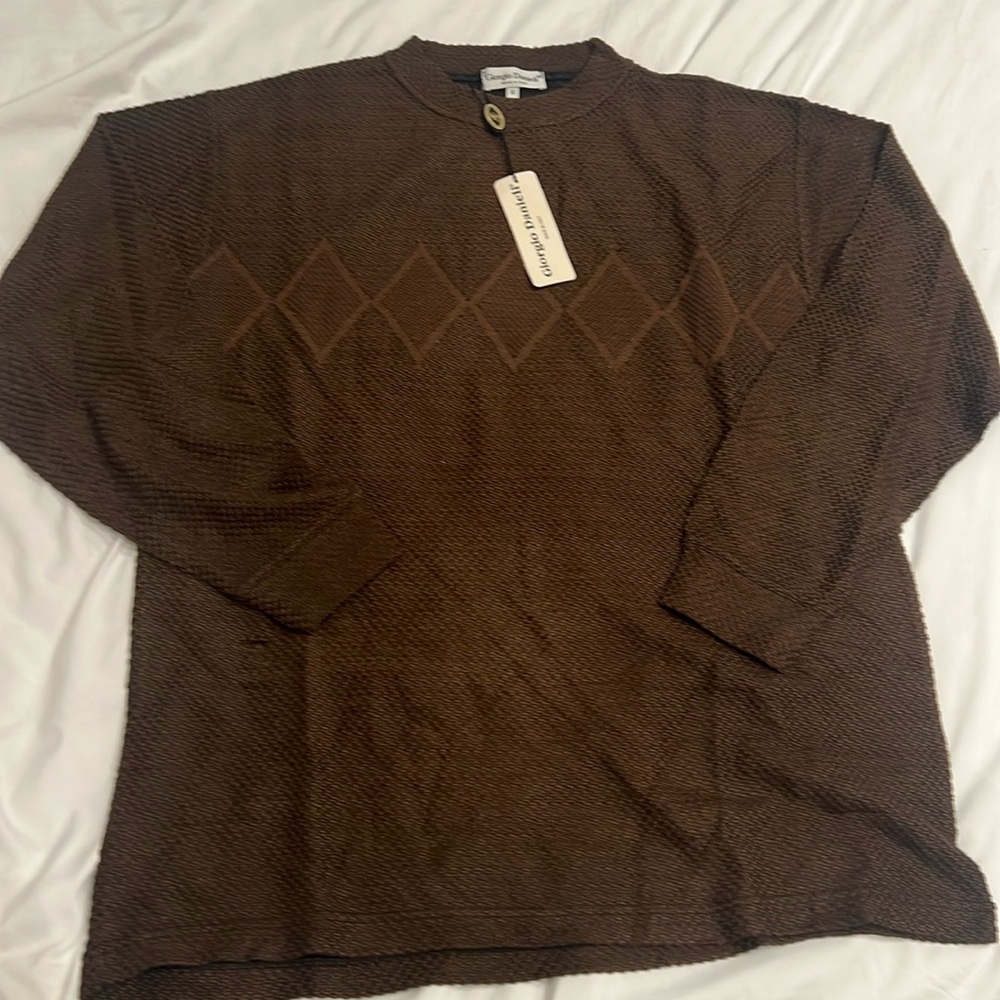 Giorgio Danieli men’s brown sweater size M